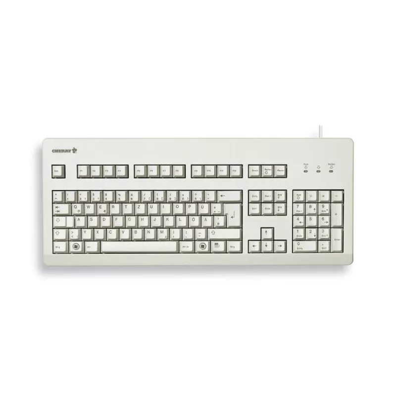 CHERRY G80-3000 klawiatura Uniwersalna USB QWERTZ Niemiecki Szary
