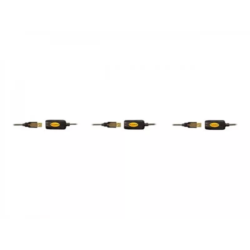 Kabel USB DeLOCK 82446 USB 2.0 10 m Czarny