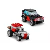 Zestaw LEGO Creator 2-w-1 Ciężarówka z platformą i śmigłowiec 31146, konwertowalna konstrukcja dla dzieci