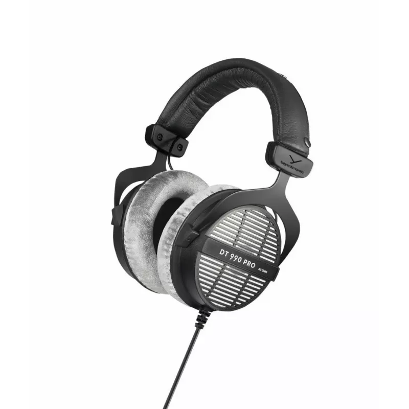 Słuchawki studyjne Beyerdynamic DT 990 PRO 80 Ω, przewodowe, wokółuszne, kabel 3 m, czarne