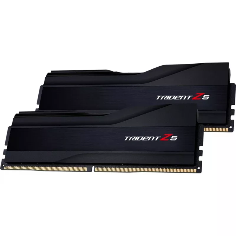 DIMM 64 GB DDR5-6000 (2x 32 GB) Dual-Kit, Arbeitsspeicher schwarz, F5-6000J3040G32GX2-TZ5K, Trident Z5, INTEL XMP