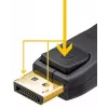 Kabel DisplayPort Goobay 1.4 3 m DisplayPort na DisplayPort