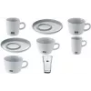 Porcelanowy spodek do espresso MELITTA M-Cups 110 mm — zestaw 6 sztuk