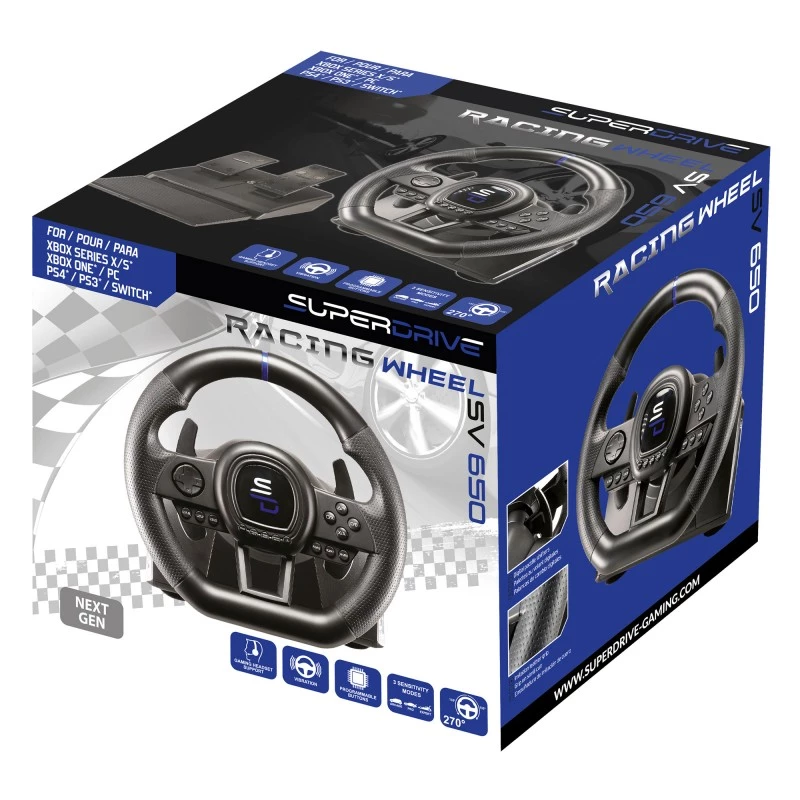 Kierownica wyścigowa Subsonic Superdrive SV 650