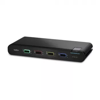 Belkin 4P Sngl Head DP/HDMI to DP/HDMI Video Secure DT Kvm Switch PP4.0 (F1DN104KVM-UN-4)