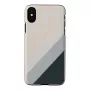 Etui na smartfona man and wood do iPhone X/XS — szary garnitur, czarny