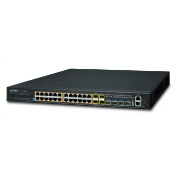 Zarządzalny przełącznik Gigabit Ethernet L3 PLANET SGS-6341-24P4X