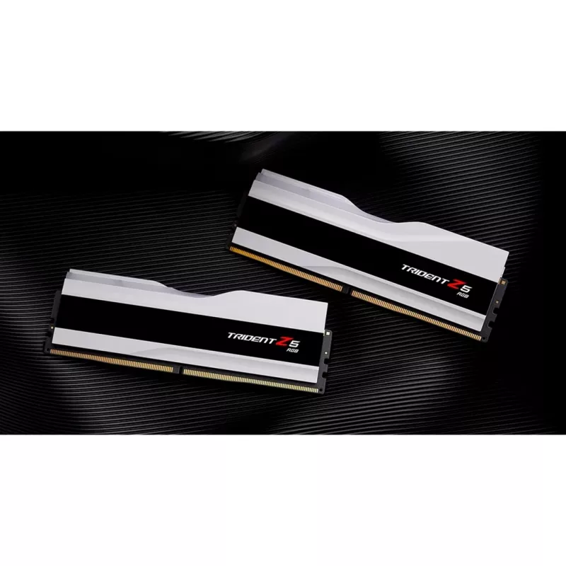 G.Skill Trident Z5 RGB - DDR5 - zestaw - 48 GB: 2 x 24 GB - DIMM 288-pin - 8200 MHz / PC5-65600 - CL40 - 1,35 V - niebuforowana - on-die ECC - Matowa Biel (F5-8200J4052F24GX2-TZ5RW)