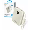 Power bank Vention FKAN0-C 10000 mAh — 2× USB-C, 1× USB-A, 22,5 W, Beżowy