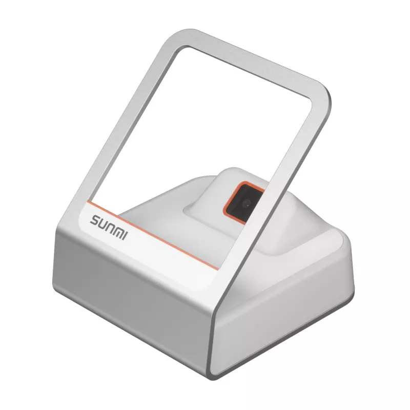 Ręczny czytnik kodów SUNMI Blink 2 USB-A Biały — skaner kodów kreskowych, złącze USB-A, przenośny