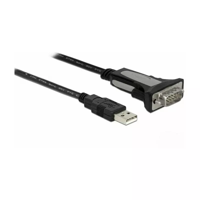 Kabel USB 2.0 Typ-A na 1 x szeregowy RS-232 DB9 4 m DeLOCK 66323