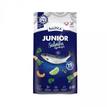 BALTICA Excellent Junior Salmon Large and X-large breeds - sucha karma dla psów - 3kg