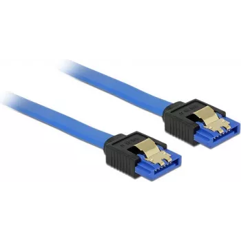 Kabel SATA DeLOCK 84981 1 m SATA 7-pin czarny niebieski