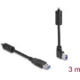 DeLOCK Kabel USB Typ-A męski do Typ-B męski 90° kątowo w górę 3 m