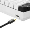 SKILLER SGK50 S4, Gaming Keyboard White/black, PT-Layout, Kailh Red