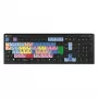 Logickeyboard LKB-MCOM4-A2PC-FR Klawiatura USB AZERTY Francuski Czarna (LKB-MCOM4-A2PC-FR)