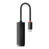 Adapter sieciowy Baseus Lite Series USB-C na RJ45 (czarny)