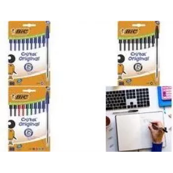 Kulkowy długopis stick BIC 516354 kolory mieszane średnia końcówka 10 szt.