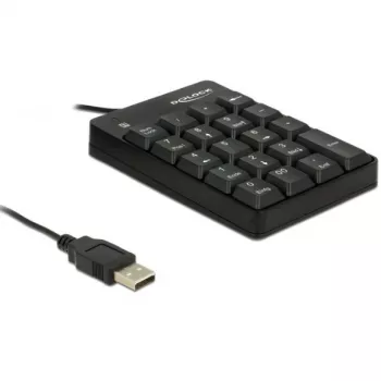 Klawiatura numeryczna DeLOCK 12481 uniwersalna USB czarna