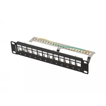 Patch panel LANBERG PPKS-9212-B 12-port 1U 10 cali FTP