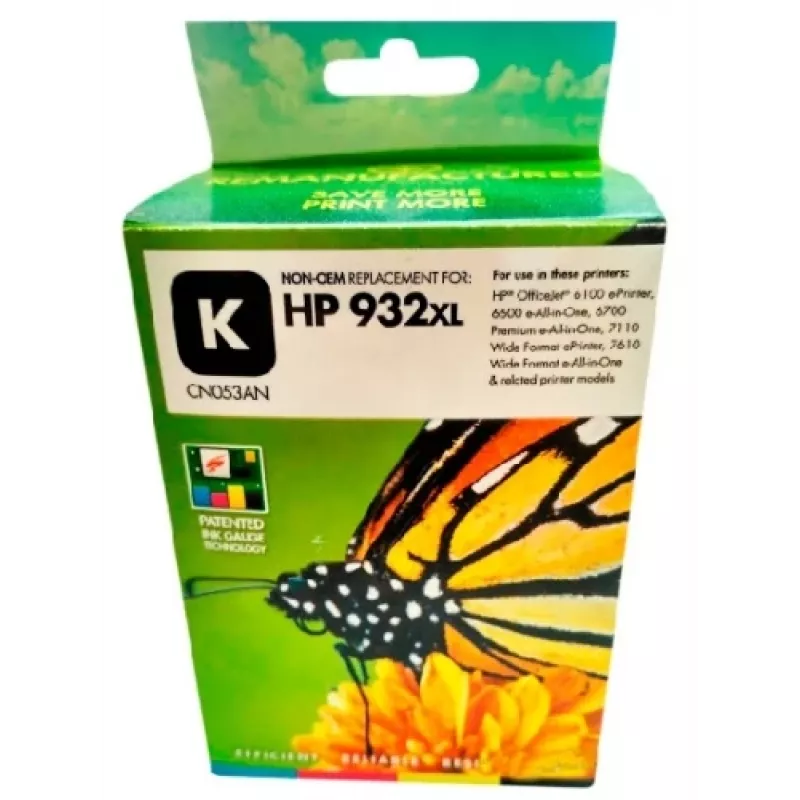 Kompatybilny wkład Static-Control Hewlett-Packard 932XL CN053AE 100ml Czarny