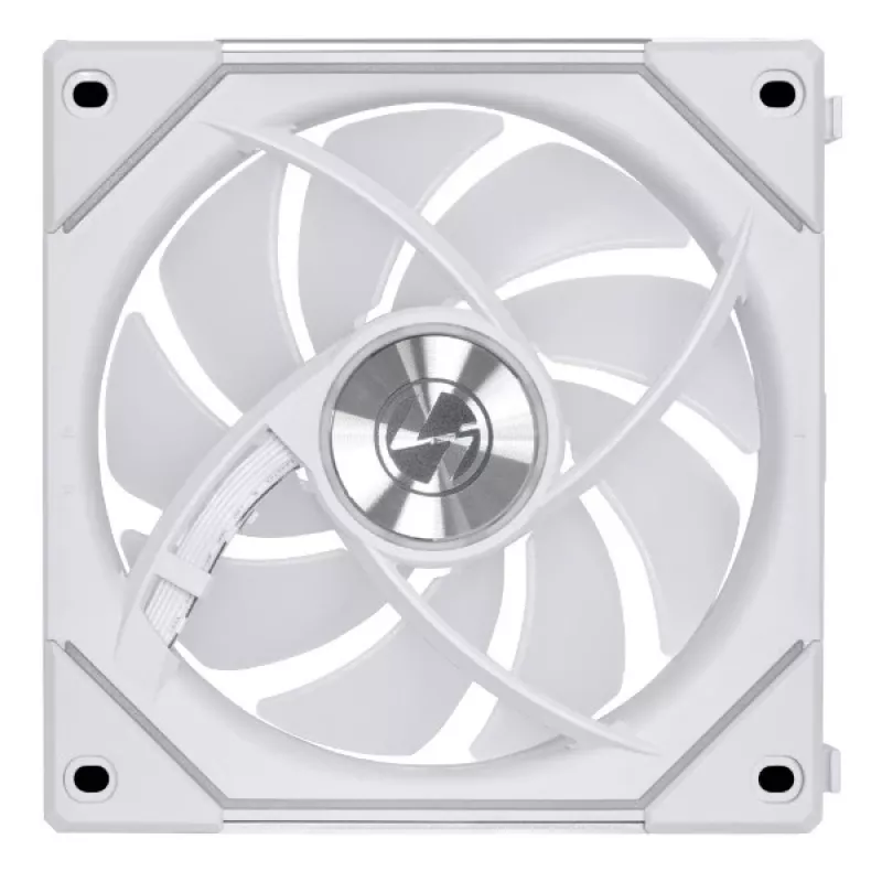120 mm Lian Li UNI FAN SL-INF Wireless ARGB PWM — biały, modułowy system wentylatorów magnetycznych