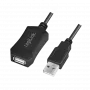 LogiLink Przedłużacz USB 2.0 - Kabel USB 5 m USB A