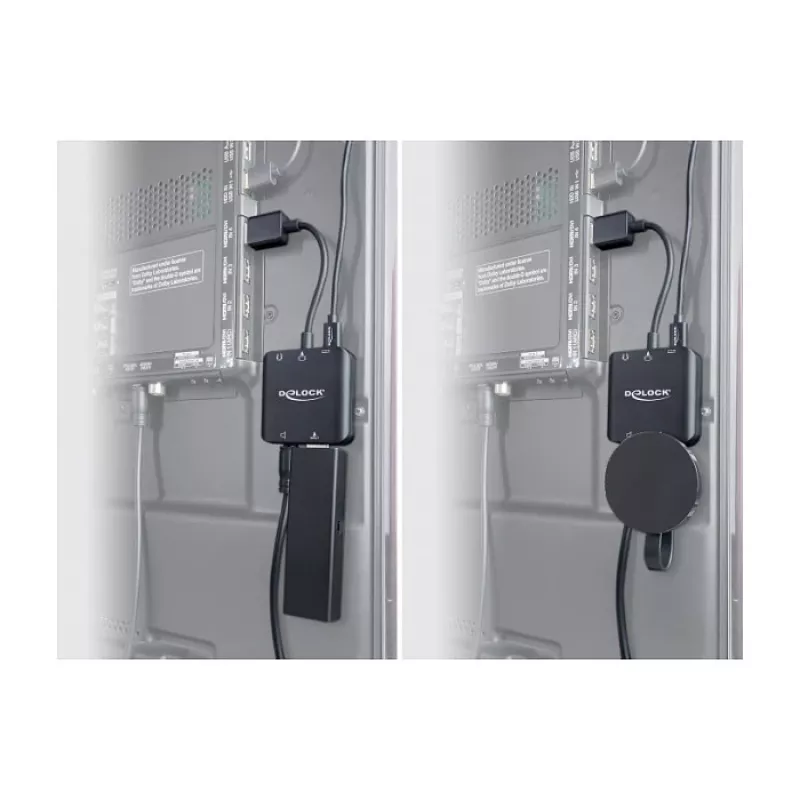 Ekstraktor audio HDMI DeLOCK 4K 60 Hz kompaktowy