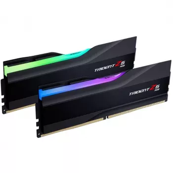 DIMM 64 GB DDR5-6400 (2x 32 GB) Dual-Kit, Arbeitsspeicher schwarz, F5-6400J3239G32GX2-TZ5RK, Trident Z5 RGB, INTEL XMP