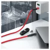Kabel USB RealPower MagneticCharge 100 1m USB C Czerwony Szybkie Ładowanie