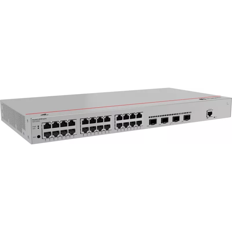 HUAWEI eKit S310 Series S310-24T4S Managed L2+ Gigabit Ethernet (10/100/1000) 1U szary