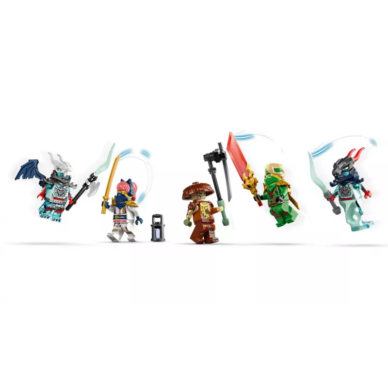 LEGO NINJAGO zestaw 71845 Lloyd’s Jet Mech — 1112 elementów, 5 minifigurek, ruchome skrzydła, wysokość 240 mm