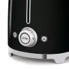 Smeg - TSF02 Toster 4 kromki - Czarny/lakierowany/WxSxG 41x20,8x21,5 cm/6 stopni opiekania/1500W