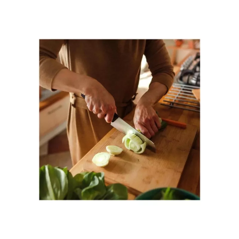Nóż kuchenny Fiskars 1057536, stal nierdzewna, 1 szt., nóż Santoku