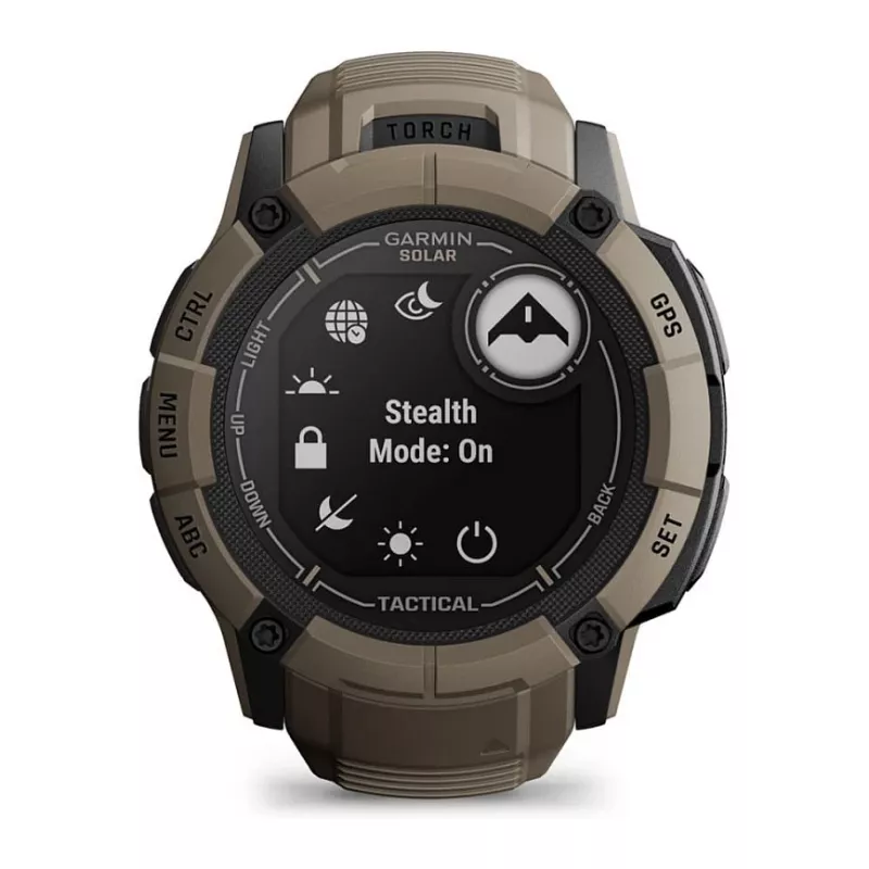 Garmin Instinct 2X Solar Tactical Edition 2,79 cm (1,1) MIP 50 mm Cyfrowy 176 x 176 pikseli Ekran dotykowy Zielony GPS (satelitarny)