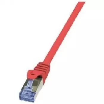 Kabel sieciowy LogiLink 7.5m RJ-45 Cat6a Czerwony