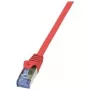 Kabel sieciowy LogiLink 7.5m RJ-45 Cat6a Czerwony