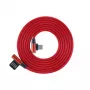 Sbox USB->Type-C 90 m/m 1.5m Type-C-90R Truskawkowy Czerwony