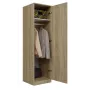 Szafa Topeshop SD-50 SON KPL 5 półek 1 drzwi Dąb