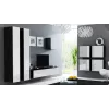 Cama pełna Szafka VIGO '180' 180/40/30 biały/czarny połysk