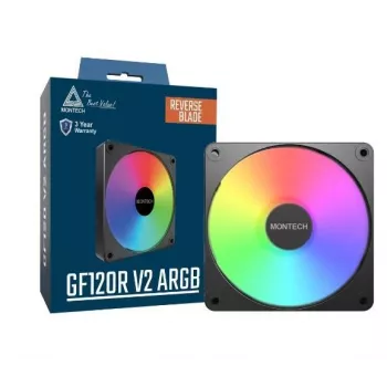 Montech GF120R V2 ARGB Moduł wentylatora do obudowy komputera 12 cm Czarny 1 szt.