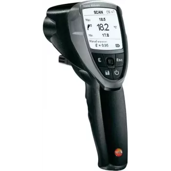 TESTO 835-H1 Termometr na podczerwień, termometr IR, optyka 50:1, zakres pomiarowy -30 do +600 °C (0560 8353)