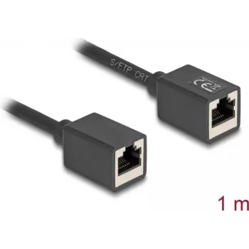 Kabel sieciowy DeLOCK 90325 RJ-45 Cat6a 1 m Czarny