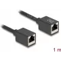 Kabel sieciowy DeLOCK 90325 RJ-45 Cat6a 1 m Czarny