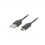 Kabel USB 2.0 LANBERG CA-USBO-10CU-0005-BK — USB A na USB C, 0,5 m, czarny