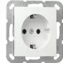 gira gniazdo SCHUKO System 55 Reinweiß model 418803 — podtynkowe gniazdo z uziemieniem ochronnym