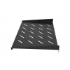Półka rack Extralink SHELF 1U do szaf wiszących 19 cali, 1U, 300 mm, czarna, metalowa