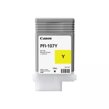 Kaseta z tuszem Canon PFI-107Y 1 szt. oryginalna żółta