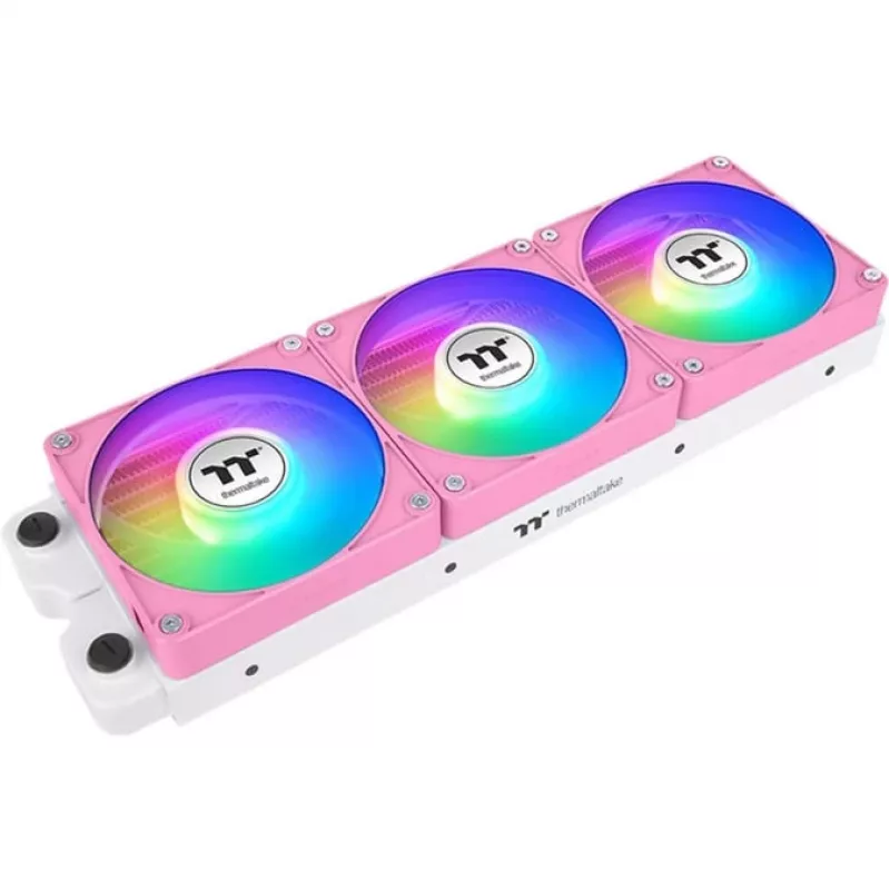 Zestaw wentylatorów THERMALTAKE CT140 EX Reverse ARGB Sync 140 mm, 500–1800 RPM, Różowy, 3 szt.