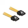 Kabel SATA DeLOCK 82476 0,2 m żółty